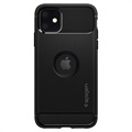 Carcasa Spigen Rugged Armor para iPhone 11 - Negro