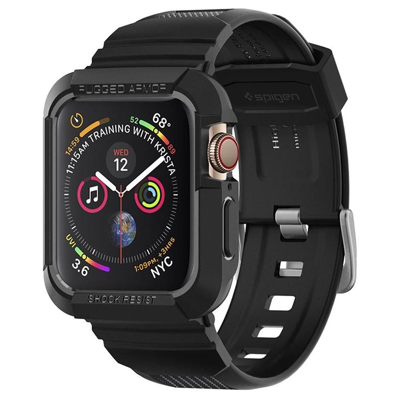 Funda de TPU Spigen Rugged Armor Pro para Apple Watch 7/SE/6/5/4 - 44mm/45mm