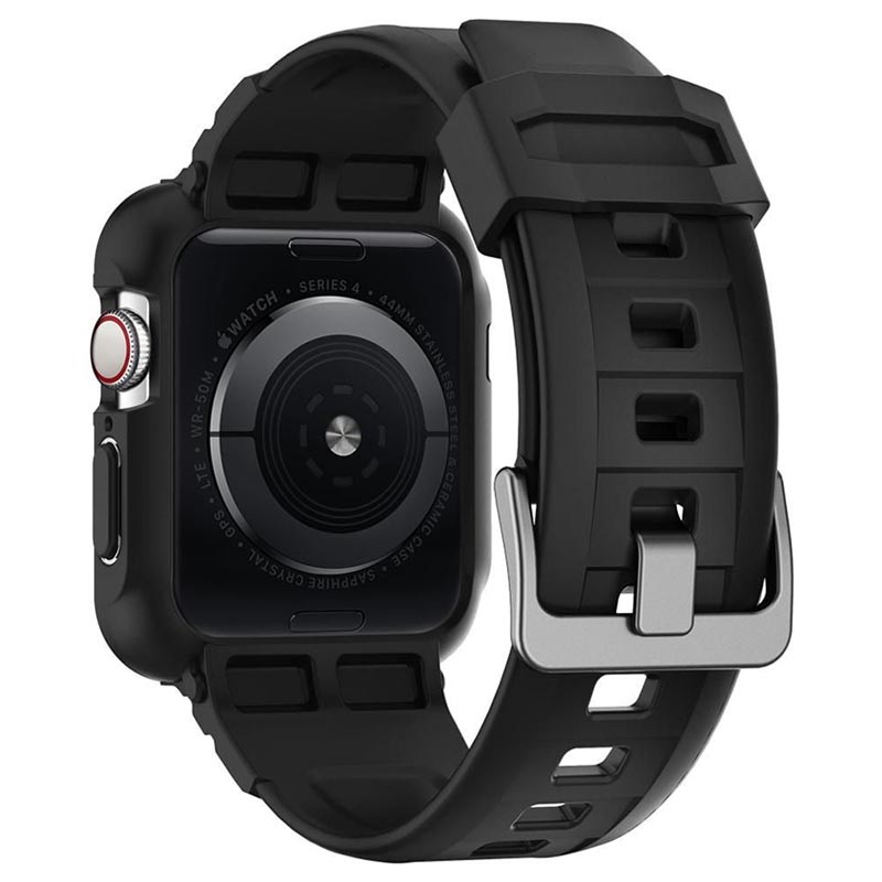 Funda de TPU Spigen Rugged Armor Pro para Apple Watch 7/SE/6/5/4 - 44mm/45mm