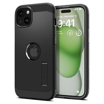 Carcasa Spigen Tough Armor Mag para iPhone 15 - Negro