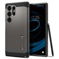 Carcasa Spigen Tough Armor para Samsung Galaxy S24 Ultra - Plomizo