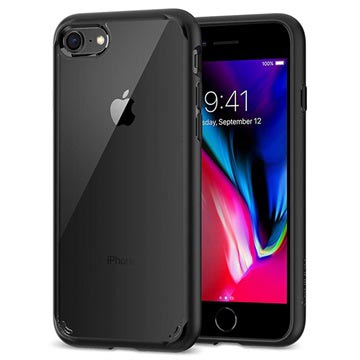 Carcasa Spigen Ultra Hybrid 2 para iPhone 7 / iPhone 8 - Negro