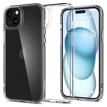 Carcasa Spigen Ultra Hybrid para iPhone 15 - Cristal Transparente