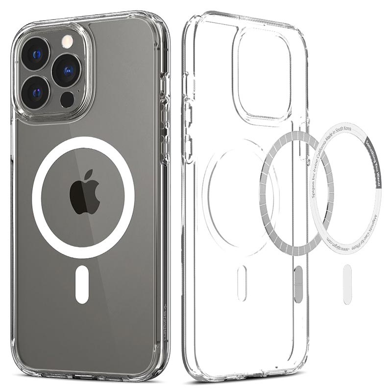 Carcasa Spigen Ultra Hybrid Mag para iPhone 13 Pro Max - Transparente