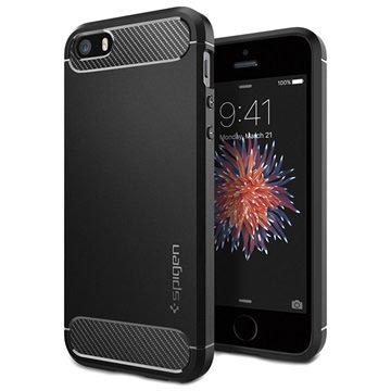 Carcasa Spigen Ultra Rugged Capsule para iPhone 5/5S/SE - Negro