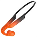 Auriculares Deportivos Bluetooth 5.0 Air Conduction  K9 - Naranja / Negro