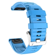 Correa deportiva de silicona para Garmin Fenix 3 / 3 HR / 5X / 5X Plus / 6X / 6X Pro - Azul cielo