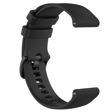 Correa deportiva de silicona para Garmin Vivomove 3S/Vivoactive 4S/Active S - Negro