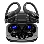 Auriculares Deportivos TWS con Estuche de Carga T59 - HiFi - Negro
