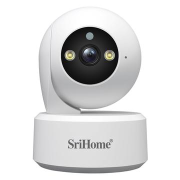 SriHome SH064 Cámara de seguridad para interiores de 8MP - Blanca