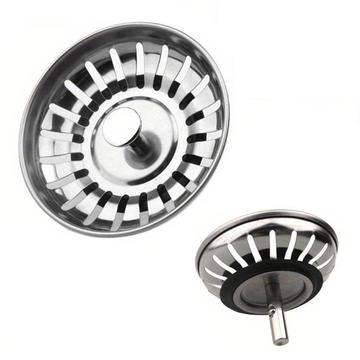 Colador de acero inoxidable para fregadero de cocina