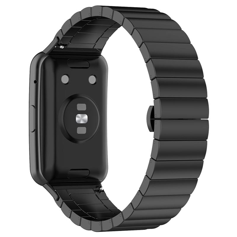 Correa de Acero Inoxidable Huawei Watch Fit con Hebilla de Mariposa