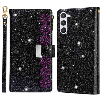 Funda Starlight Series para Samsung Galaxy S23+ 5G - Estilo Cartera - Negro