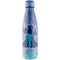 Stitch Botella de Agua de Acero Inoxidable / Botella Térmica - 500ml - Azul