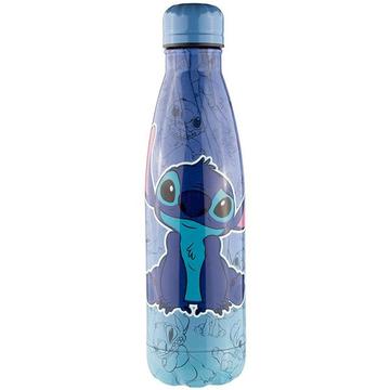 Stitch Botella de Agua de Acero Inoxidable / Botella Térmica - 500ml - Azul