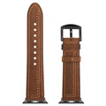 Correa de Cuero Stitched para Apple Watch Series 5/4/3/2/1 - 42mm, 44mm - Marrón