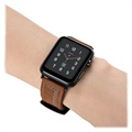 Correa de Cuero Stitched para Apple Watch Series 5/4/3/2/1 - 42mm, 44mm - Marrón