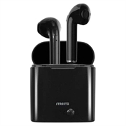 Streetz TWS-0007 Auriculares True Wireless con estuche de carga - Negro