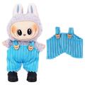 Peto Oso a Rayas para Labubu Minifigura 17cm - Azul