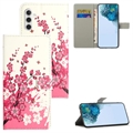 Funda Style para Samsung Galaxy A34 5G - Estilo Cartera - Flores Rosas