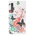Funda Estilo Cartera Style Series para Huawei Nova 5T, Honor 20/20S - Mariposas / Círculos