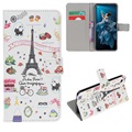 Funda Estilo Cartera Style Series para Huawei Nova 5T, Honor 20/20S - Torre Eiffel