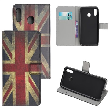 Funda Estilo Cartera Style Series para Samsung Galaxy A20e - Bandera de Reino Unido