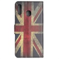 Funda Estilo Cartera Style Series para Samsung Galaxy A20e - Bandera de Reino Unido