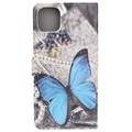 Funda Estilo Cartera Style Series para iPhone 11 Pro - Mariposa Azul