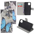 Funda Estilo Cartera Style Series para iPhone 11 - Mariposa Azul