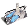Funda Estilo Cartera Style Series para iPhone 11 - Mariposa Azul