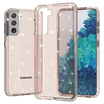 Funda Híbrida Stylish Glitter Series para Samsung Galaxy S21 5G