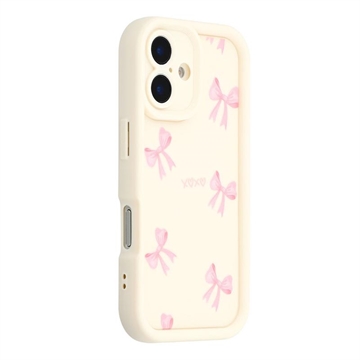 Elegante funda de TPU antichoque para iPhone 16 con bordes elevados