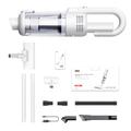 Suitu ST-8003CG Aspirador Portátil 2 en 1 para Coche/Hogar - 6000Pa - Blanco