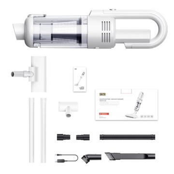 Suitu ST-8003CG Aspirador Portátil 2 en 1 para Coche/Hogar - 6000Pa - Blanco