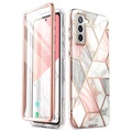 Carcasa Híbrida Supcase Cosmo para iPhone 11 Pro - Mármol Rosa