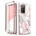 Carcasa Híbrida Supcase Cosmo para Samsung Galaxy Note10 - Mármol Rosa