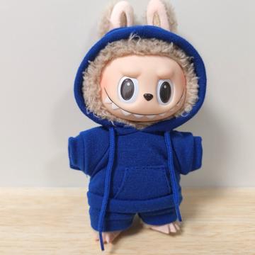 Labubu Conjunto de sudadera para muñeca de 17 cm
