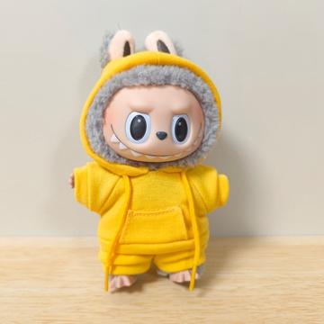 Conjunto Sudadera Muñeca Labubu 17cm - Amarillo