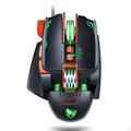 T-WOLF V9 Ratón para juegos con cable y luz RGB
