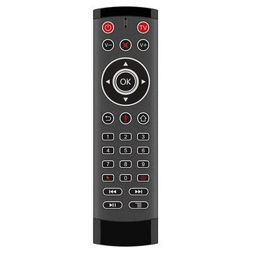 T1-PRO-TV 2-Key IR Learing Función Air Mouse Smart Control remoto inalámbrico con micrófono para Android TV Box / Stick