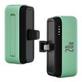 T160 Mini Lightning Power Bank Portátil - PD 20W, 5000mAh - Verde