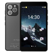 T22 AI Dispositivo de traducción con ChatGPT, 142 idiomas - 5.5" - Negro