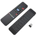 T3-C Wireless Air Mouse Teclado remoto con retroiluminación de 7 colores para Smart TV, Android TV Box, PC, HTPC