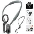 TELESIN MNM-001 Para iPhone 12 / 13 / 14 / 15/ 16 Soporte de cuello de silicona magnético Selfie Stick Phone Neck Holder