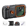 Funda universal TELESIN para smartphones con mandos compatibles con Bluetooth - Negro