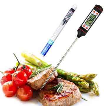 TP101 Termómetro digital para alimentos Sonda larga Termómetro digital electrónico Herramienta para medir la temperatura en barbacoas