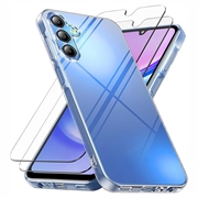 Funda de TPU con 2x Protector de Pantalla para Samsung Galaxy A17/A26 - Claro