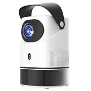 TS-2 Proyector de vídeo HD 4K de 32 GB con soporte retráctil oculto, sistema operativo Android y WiFi