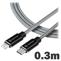 Dux Ducis K-ONE Lightning Cable - 2.1A, 3m - Black